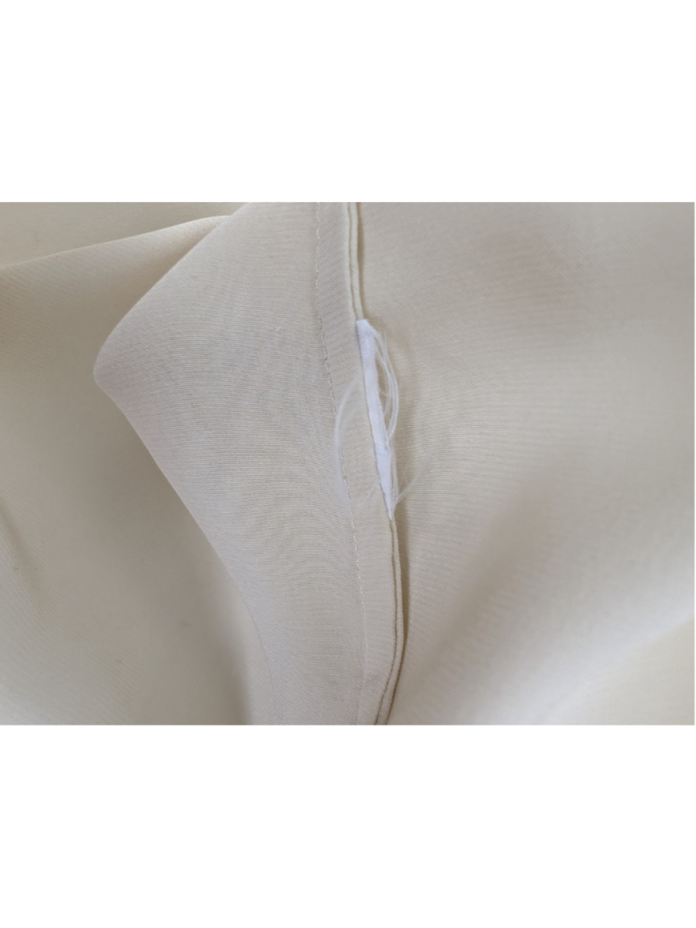 LilySilk Armeria Mulberry Silk Shirt Blouse Sz L Ivory Lace Luxury Elegant - Picture 8 of 12